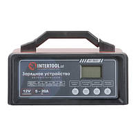 Зарядное устройство INTERTOOL AT-3021, 12В, 5/10/15/20А, 160 Вт, режим реанимации, десульфатации аккумулятора