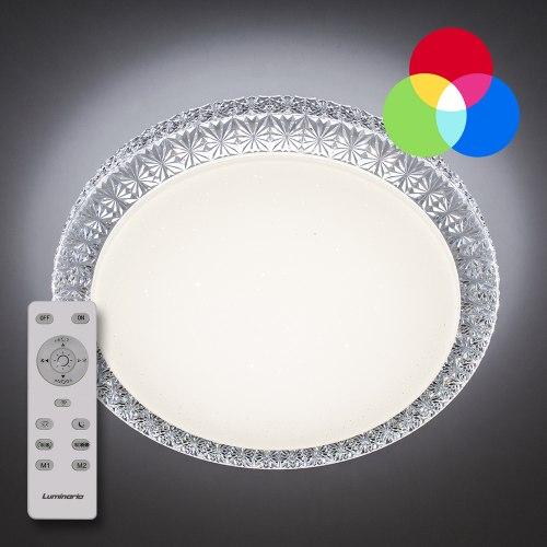LUMINARIA PLUTON 40 W R400 RGB SHINY 220 V IP44 Стельовий світлодіодний світильник з пультом ДК