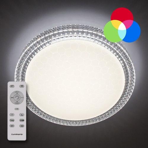 LUMINARIA AKRILIKA SOTA 40 W RGB R405 CLEAR/SHINY 220 V IP44 Стельовий світлодіодний світильник з пультом ДК