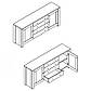Комод комбінований Антверпен KOM2D4S 178х75х40.5см кольору ясень сніжний дуб морений БРВ-Україна, фото 10