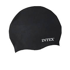 Шапочка для плавання Intex 55991, універсальна, обхват голови ≈ 54 см (21 х 17, 5 см), чорна