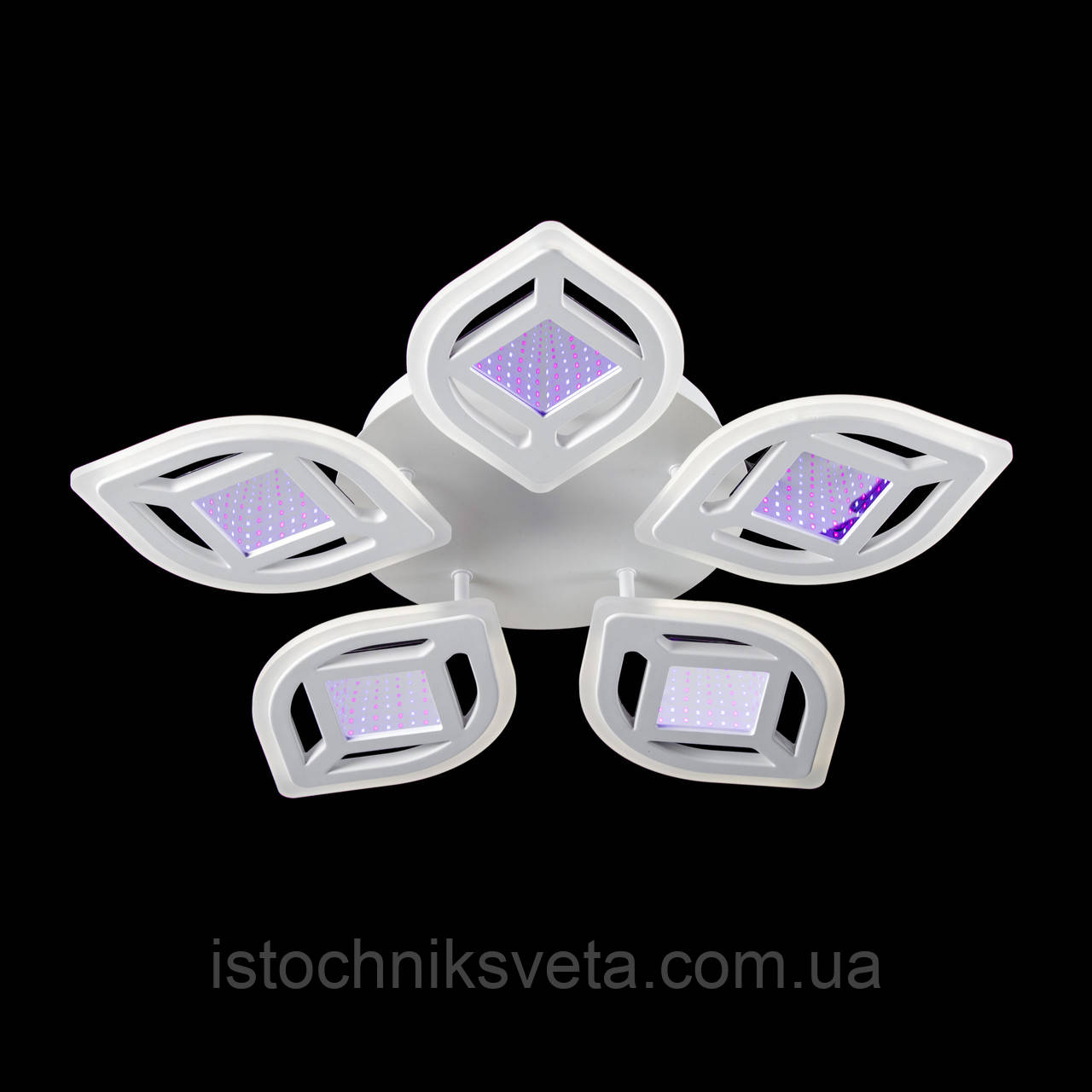 Потолочная светодиодная люстра с пультом управления и 3D подсветкой ...
