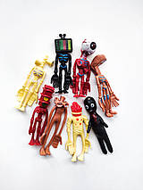 Набір фігурок Сереноголові (SIREN HEAD) 10-12 см м'який гнучкий пластик іграшки (8 шт. у наборі), фото 5