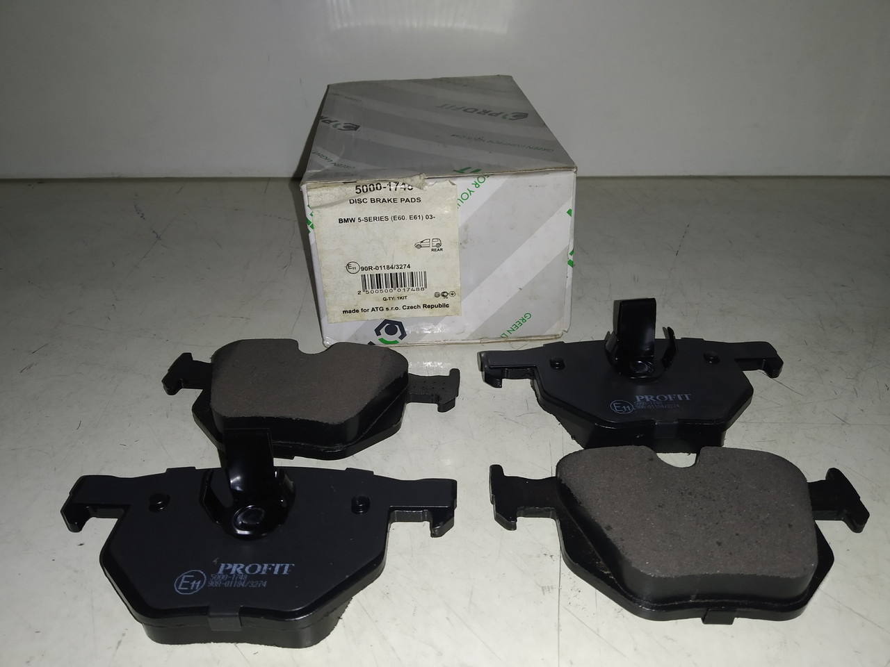 PROFIT Колодки гальмівні задні BMW 325, 330,335 (E90-93) 05-, фото 1