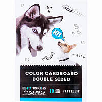 Картон цветной двусторонний Kite Dogs K22-289