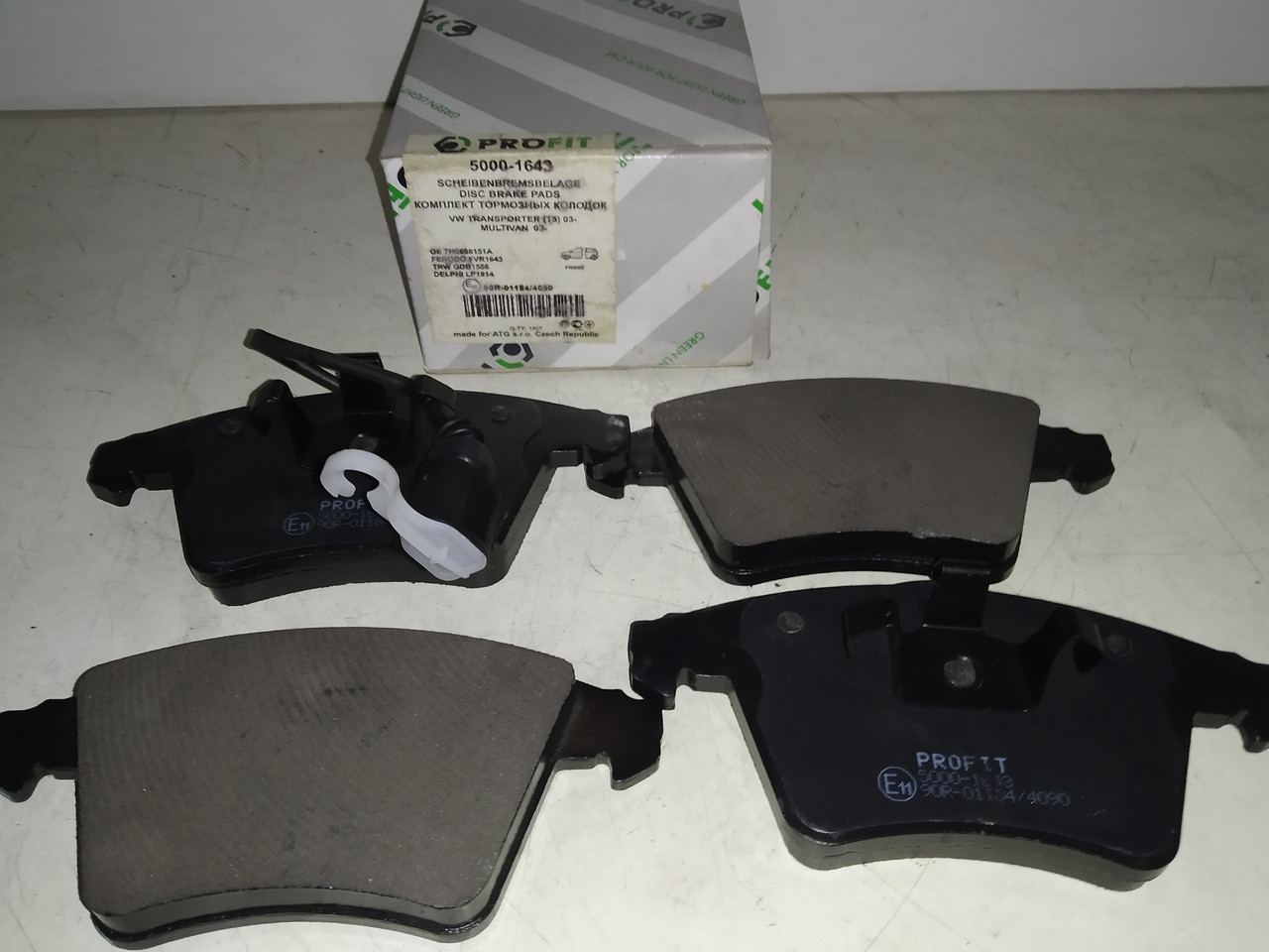 PROFIT Колодки гальмівні передні VW TRANSPORTER (T5) 03-, MULTIVAN 04-, фото 1