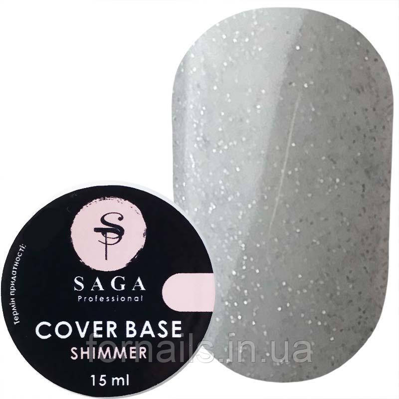 SAGA Cover Base Shimmer 09, 15 мл, фото 1