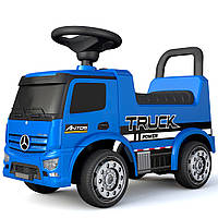 Каталка-толокар для дітей вантажівка Mercedes 656-4 синій