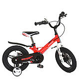 Велосипед дитячий двоколісний на магнієвій рамі Profi LMG14233 14" зріст 90-115 см вік 3 до 6 років червоний, фото 6
