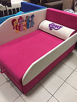 Дитячий диван Поні 1.35 х 0.75 м Диван для дівчаток Розкладний дитячий диван