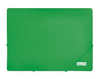 Папка на гумках А4 Buromax Jobmax пластикова, зелена