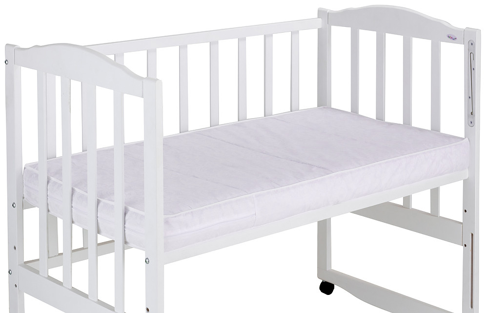 Матрац дитячий 120*60 Babyroom BKP-11 (кокос, поролон) 11 см білий, фото 1
