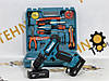 Шурупокрут акумуляторний Makita-DDF482-24v/2ah з набором!, фото 4