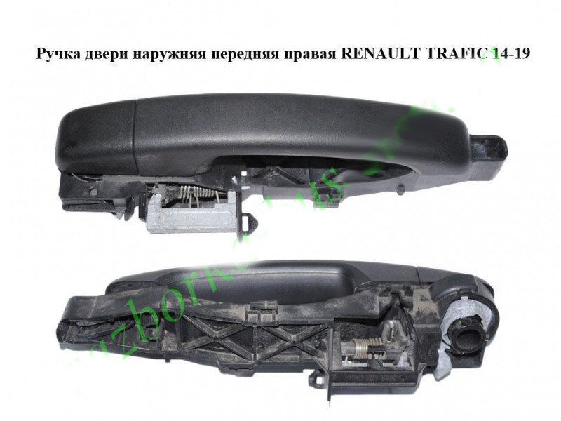 Ручка дверей зовнішня передня права без внутрішнього меланезму RENAULT TRAFIC 3 14- (РЕНО ТРАФІК)
