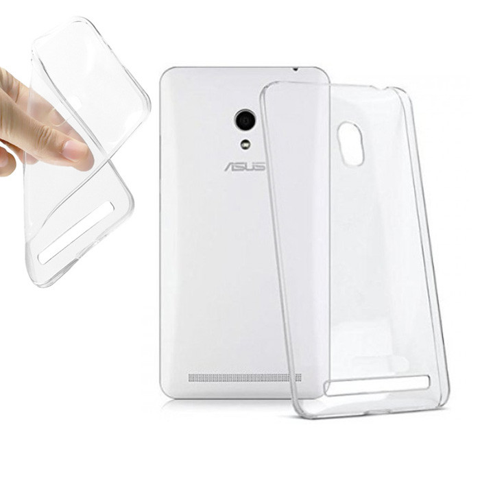 Прозрачный силиконовый чехол для Asus Zenfone 5 A500CG (2014) - фото 1 - id-p411973971