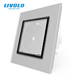 Декоративний ободок для розетки LIVOLO чорний (VL-ZCP05001-2B), фото 3