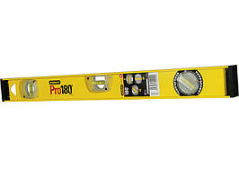 Рівень будівельний 60 см із рухомою капсулою Stanley "Pro 180" 1-42-920