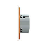 Безконтактний вимикач 1 сенсор Livolo золото скло (VL-C701-PRO-13), фото 4