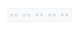 Розумний сенсорний ZigBee вимикач 10 сенсорів (2-2-2-2-2) Livolo білий скло (VL-C710Z-11), фото 3