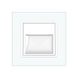 Світильник для сходів підлоги білий скло, 2700K, 230В, 0.35Вт Livolo (VL-C7FCL1-2WP), фото 2