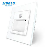 Cвітильник автоматичний для сходів підлоги датчик руху темряви, білий, 2700K, 220В, 0.35Вт, огляд 120°,, фото 2