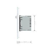 Cвітильник автоматичний для сходів підлоги датчик руху темряви, білий, 2700K, 220В, 0.35Вт, огляд 120°,, фото 8