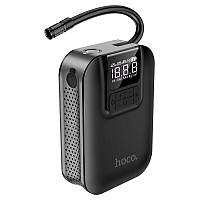 Портативный компрессор для автомобиля насос HOCO Breeze Portable Smart Air Pump S53 Черный