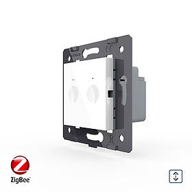 Розумний механізм сенсорний ZigBee вимикач для ролет Sense Livolo білий (VL-FC2WZ-2WP)