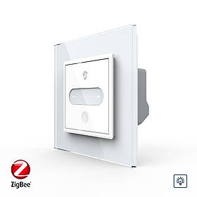 Розумний сенсорний димер слайдер ZigBee Livolo білий (VL-C7FC1DZ-2WP)