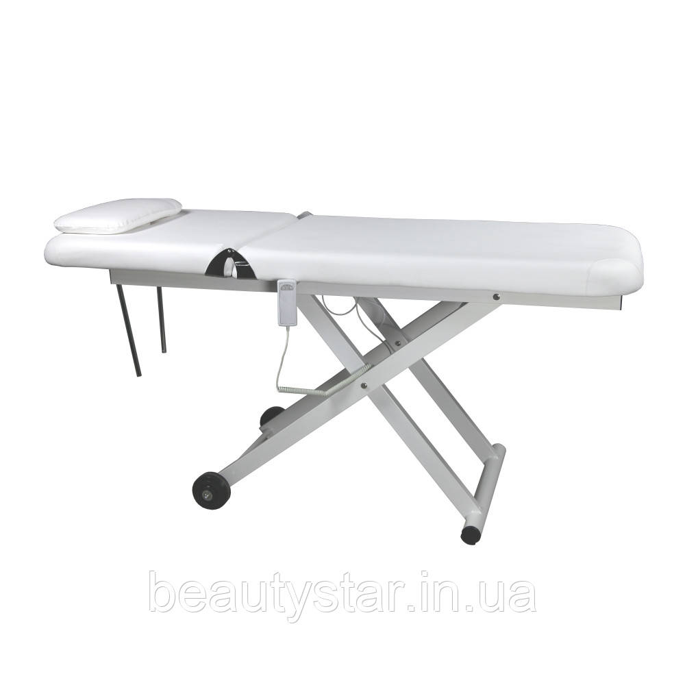 Масажний стіл стаціонарний електричний з підігрівом 2210YH кушетка косметологічна універсальна, фото 1