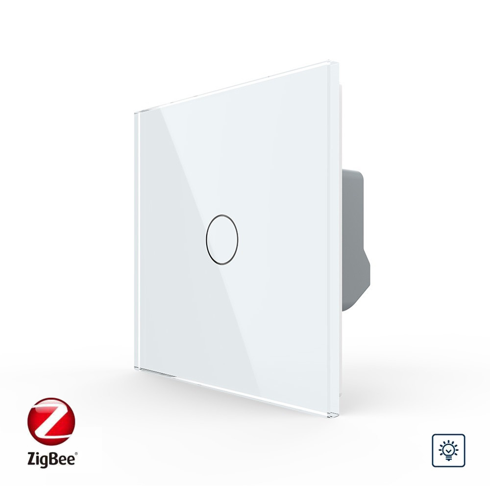 Розумний сенсорний диммер Livolo білий ZigBee (VL-C7FC1D2Z-2GWP)