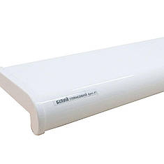 Підвіконня Plastolit колір білий глянець