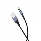 Кабель XO lightning NB125 Magnetic 2A/1m Black