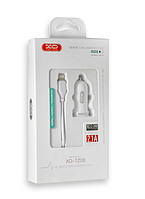 АЗП XO TZ08 2.1A/2 USB + lightning White