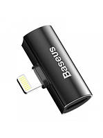 Перехідник Baseus L46 Lightning (1 Male / 2 Female) Black CAL46-01 10908