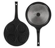 Сковорода для Оладів EB-7513 27 см (Блинна), (Круглий -4X9.5 см.) Литий Алюміній