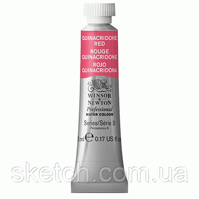 Акварельна фарба Winsor&Newton Professional Watercolour, Хінакрідон червоний, 5мл, фото 1