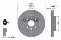 Тормозной диск TEXTAR 92255203