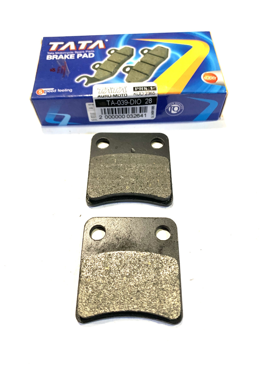 Колодки дискові HONDA-DIO