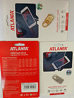 ФЛЕШ ATLANFA AT-U7 з брелоком для ключів 64GB