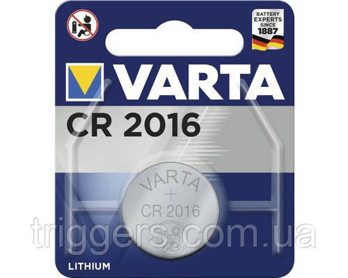 Батарейки VARTA CR2016(1шт), фото 1