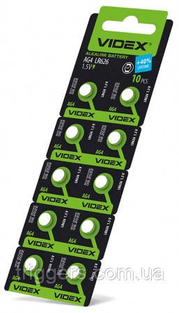 Батарейки Videx AG4, фото 1