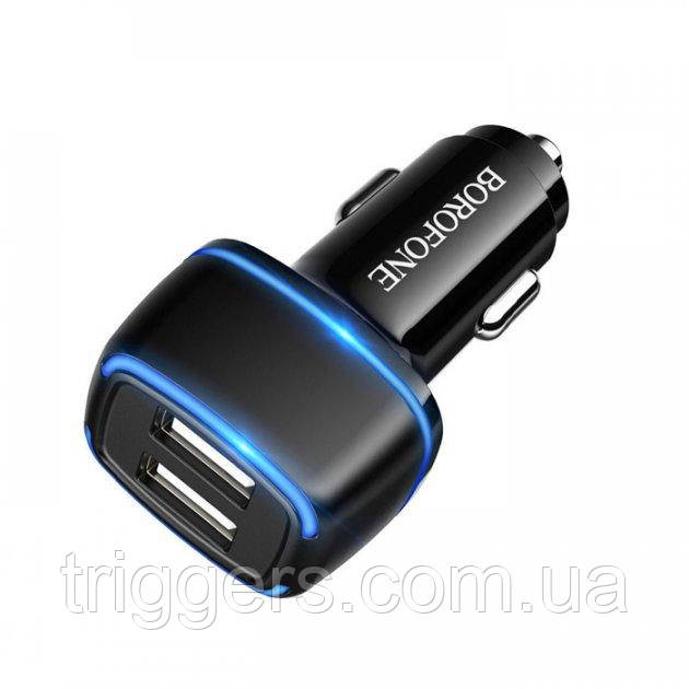 АЗУ BOROFONE BZ14 Max 2USB/2.4A black