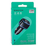 АЗУ BOROFONE BZ14 Max 2USB/2.4A black, фото 3