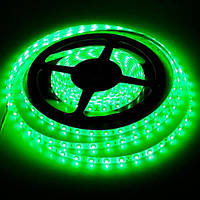 Стрічка світло 5М 60 Л (без силікону) 3528GREEN (ціна за 5 м)зелена