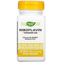 Витамин B2, Nature's Way "Riboflavin Vitamin B2" 400 мг (30 таблеток)