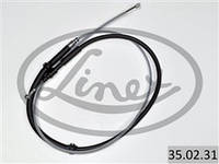 Трос, тормозной механизм рабочей тормозной системы LINEX LIN35.02.31