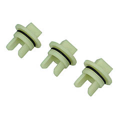 Муфти запобіжні для м'ясорубки Bosch 00020470 (з отворем) 3шт.