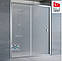 Душові двері в нішу Shower SD-110 110x190 дві секції двері для душу матове безпечне скло 6 мм, фото 2
