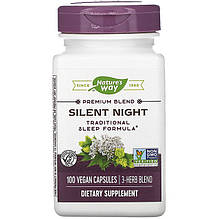 Комплекс трав для поліпшення сну Nature's Way "Silent Night" 1760 мг (100 капсул)